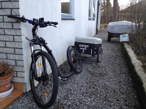 Vår kickbike / Huskybike