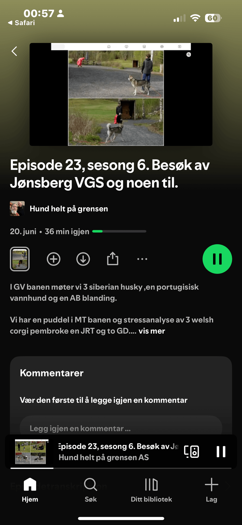 Podcast fra Hund På&nbsp;Grensen